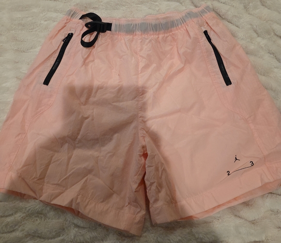 Jordan 23 Engineered Light Pink and Black Athletic Shorts